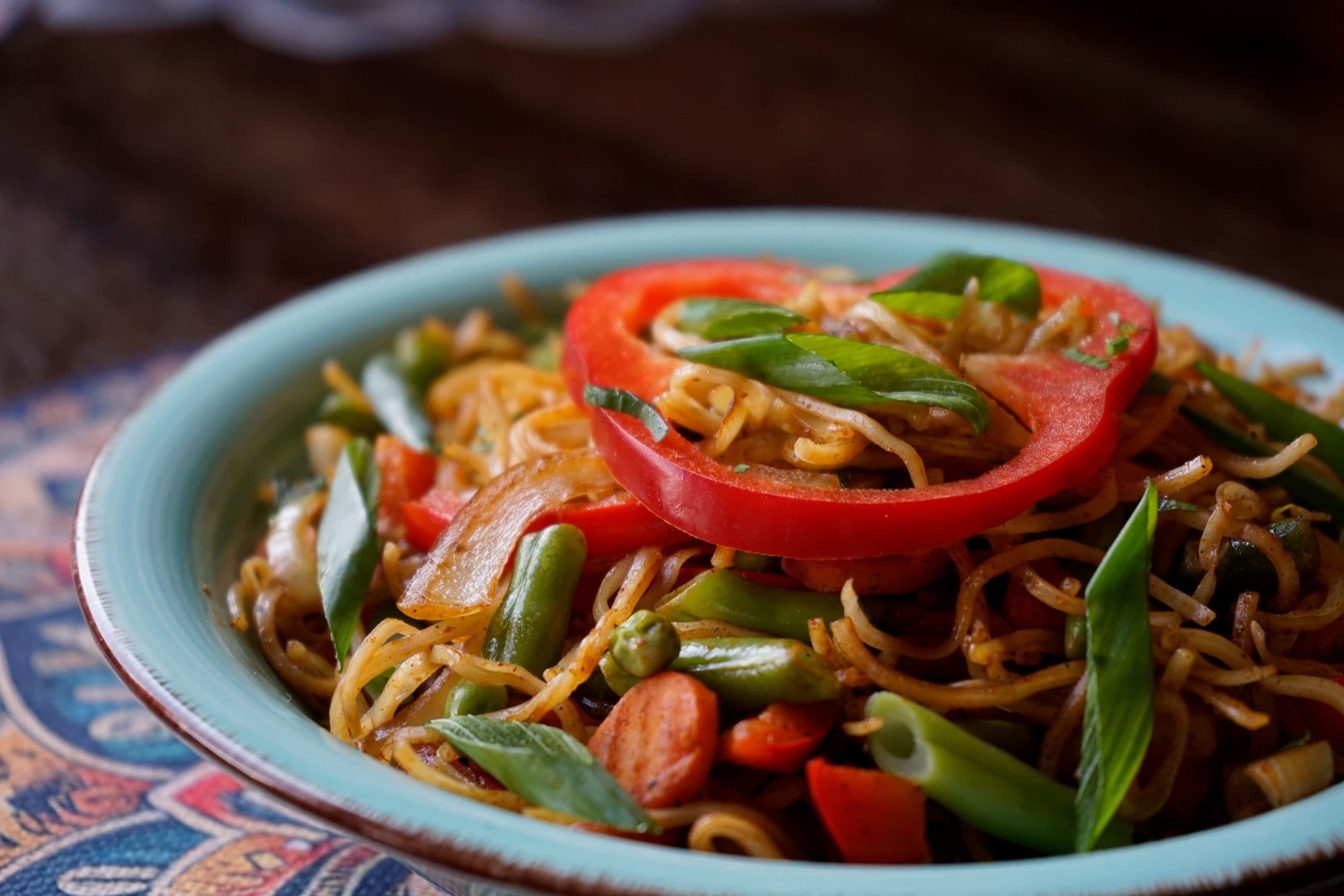 Chicken noodles