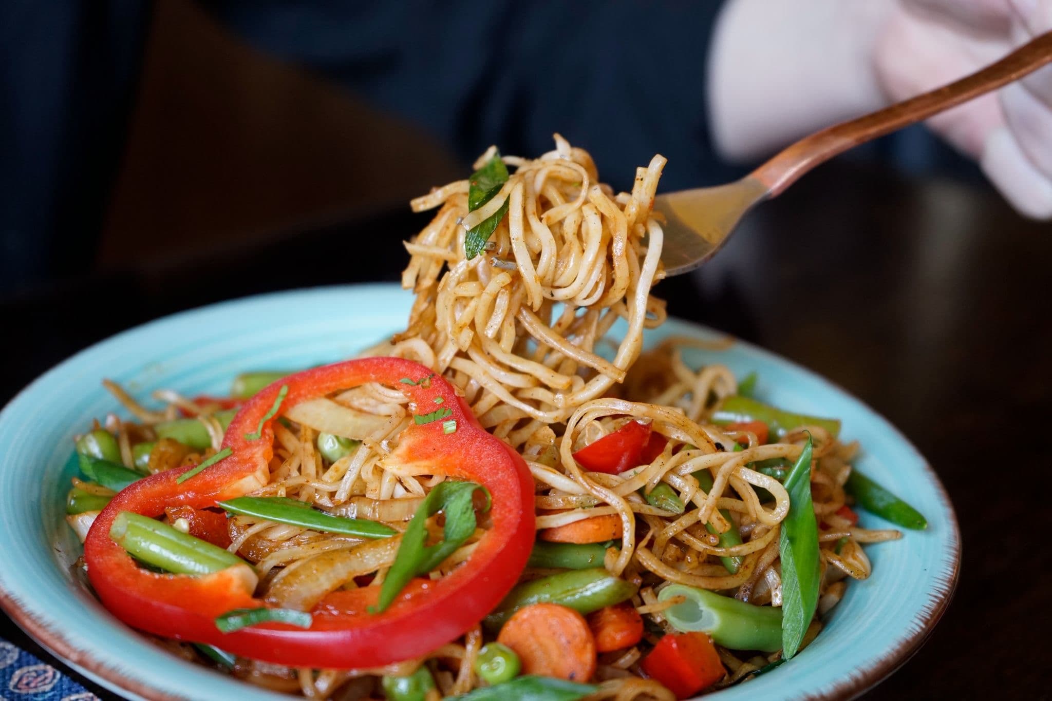 Paneer noodles